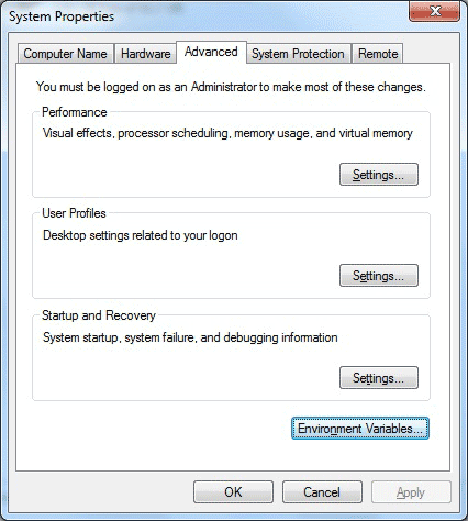 Setting Hugo windows path environment variable