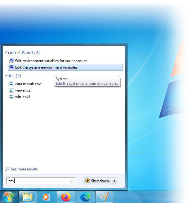 Quick access Windows path environment variable